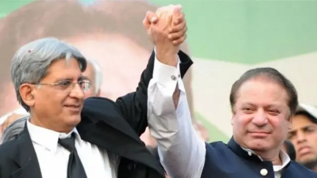 اعتزاز احسن، نواز شریف