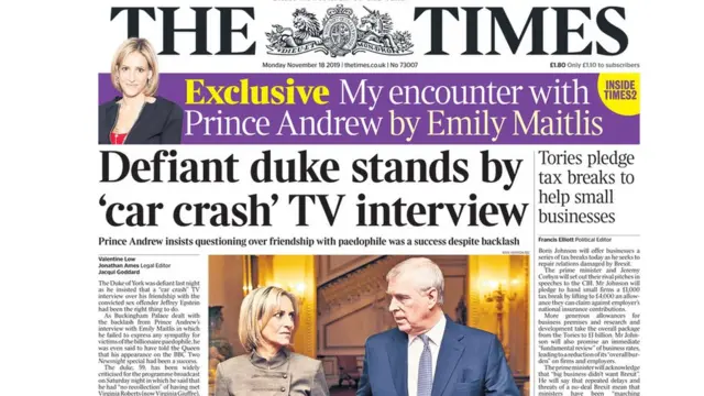 2019년 11월 18일자 더 타임즈지