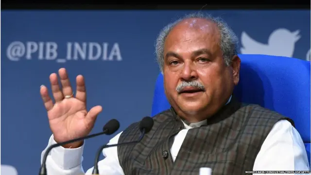 कृषि मंत्री नरेंद्र सिंह तोमर