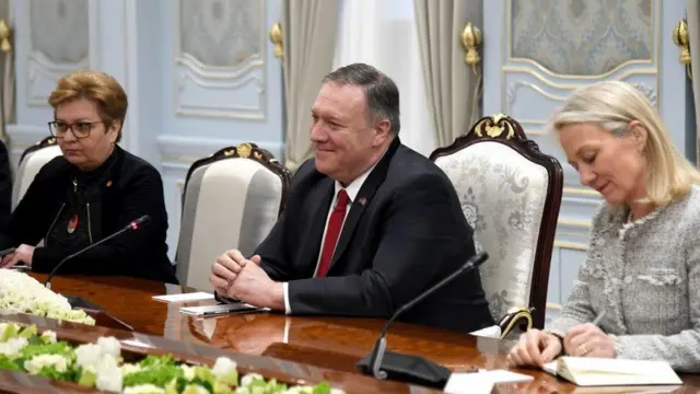 Помпео Тошкентда Марказий Осиё ташқи ишлар вазирлари иштирокида С5+1 форматидаги учрашувда ҳам қатнашади