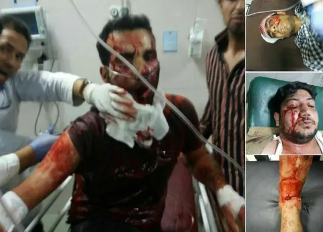 عکس ظاهرا از خشونت های کازرون در توییتر