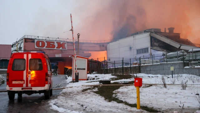 пожар в OBI