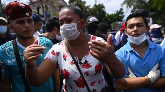 Marcha en El Salvador