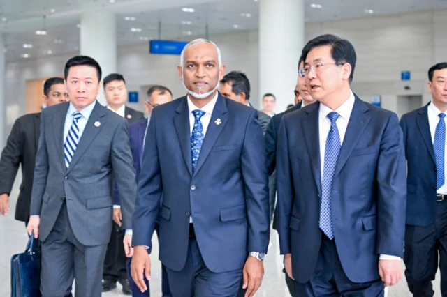 चीन दौरे पर मुइज़्ज़ू