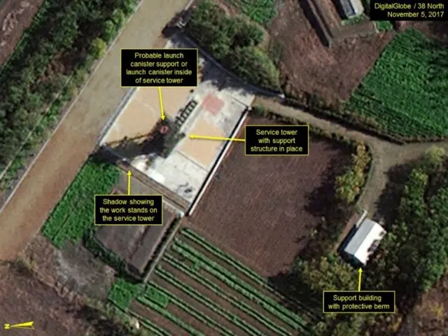 Movimentaçãoblaze apóstaáreablaze apóstaestaleiro, também mostrada pelo satélite, é um dos pontos que levantam suspeitas sobre intenções da Coreia do Norte