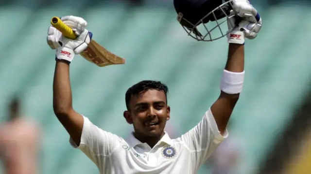 पृथ्वी शॉ