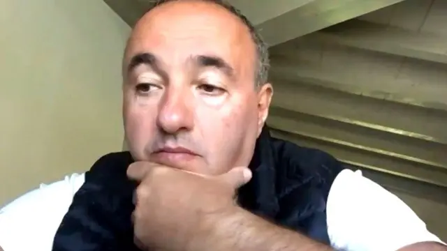 Александр Роднянский во время интервью Би-би-си