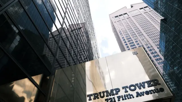 নিউইয়র্কে ট্রাম্প পরিবারের একটি বহুতল অফিস ভবন।