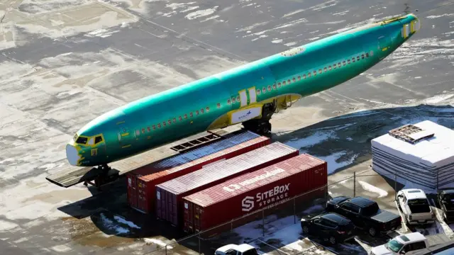 Фюзеляж Boeing 737 MAX на заводе Spirit AeroSystems Holdings Inc