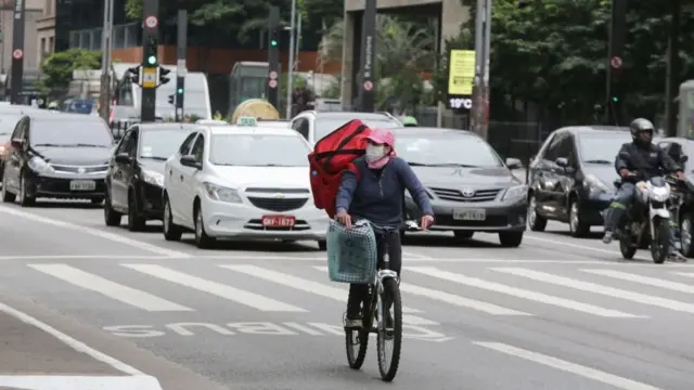 Traffic in Sao Paulo, Brazil's largest city