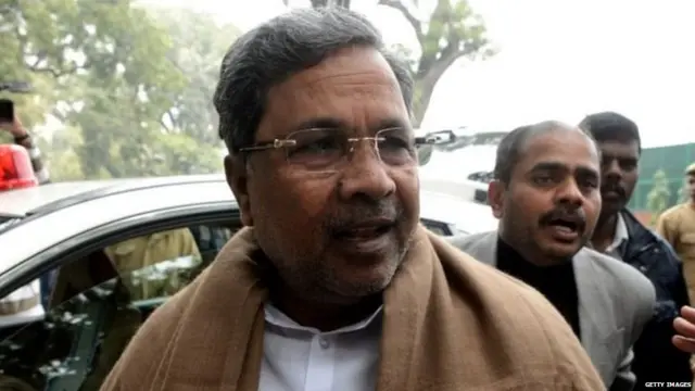 कर्नाटकचे मुख्यमंत्री सिद्धरामय्या