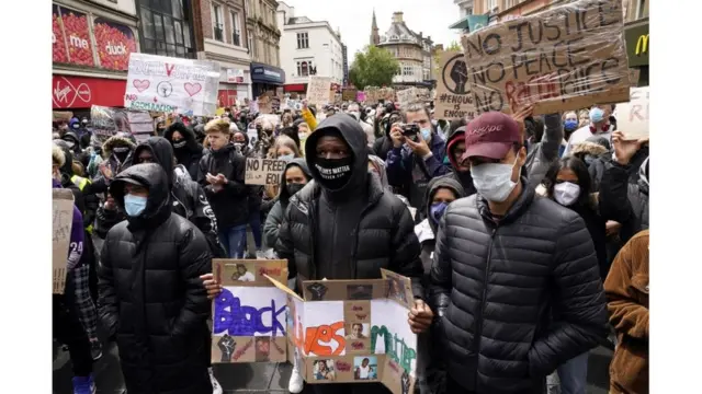 Campaigners in Leicester marched through the city centre