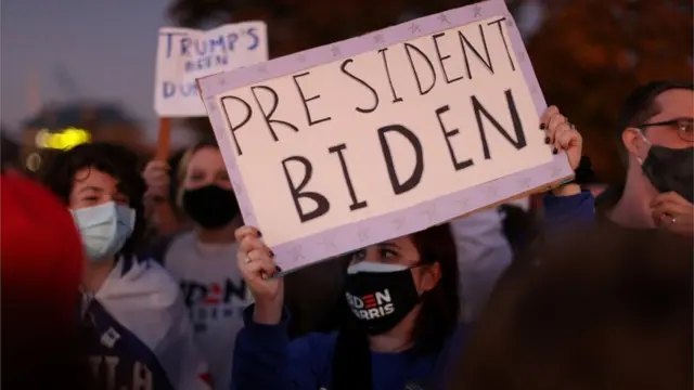 Seguidores de Biden.