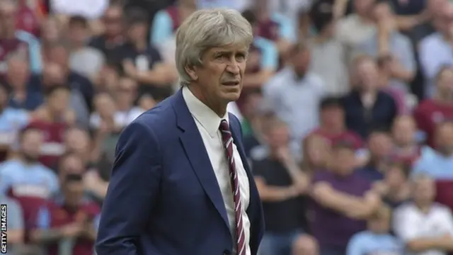 West Ham manager Manuel Pellegrini