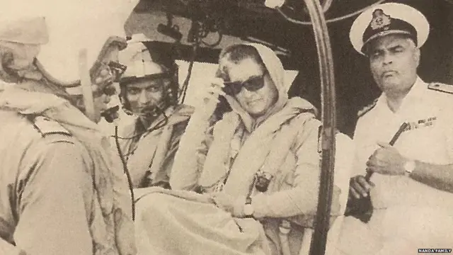 ਇੰਦਰਾ ਗਾਂਧੀ ਨਾਲ ਐਡਮਿਰਲ ਐਸ.ਐਮ. ਨੰਦਾ