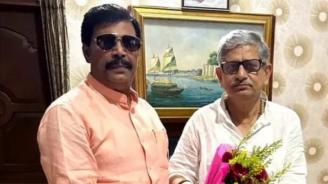 जेडीयू अध्यक्ष ललन सिंह के साथ आनंद मोहन