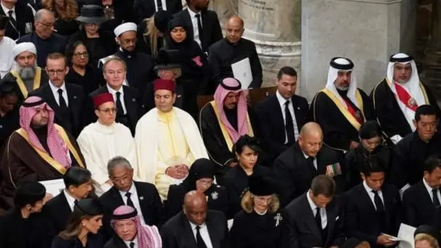 Дафн маросимида қатор мамлакатлар раҳбарлари иштирок этдилар.