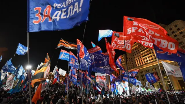 રશિયામાં ઉજવણીની તસવીર