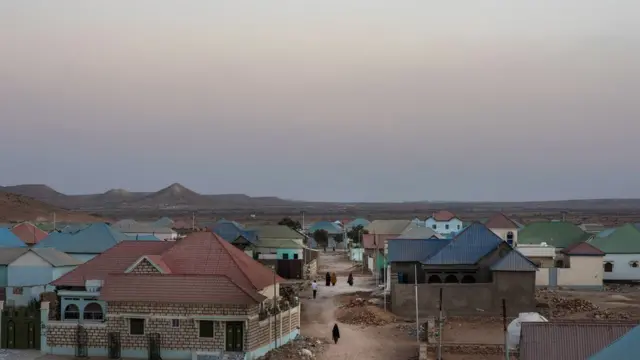 Poblado en Somalia