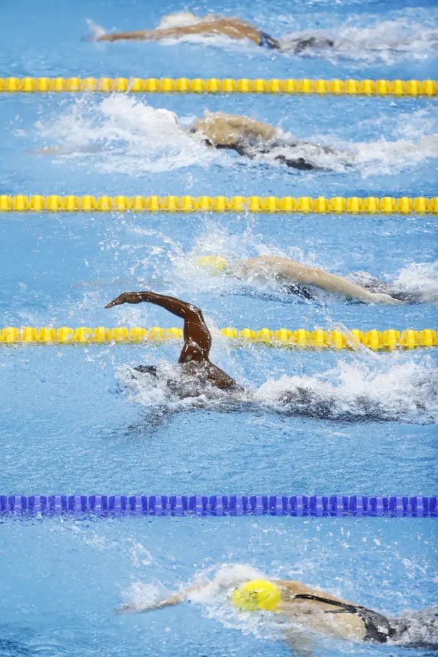 Competencia de natación en Río