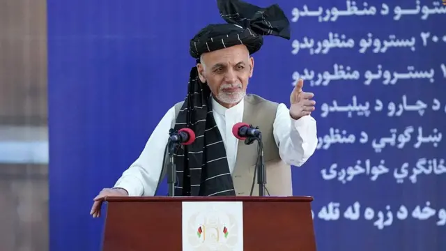 ولسمشر غني کندهار کې بیا له پاکستان وغوښتل چې د طالبانو ملاتړ پرېږدي.