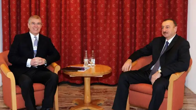 Принц Эндрю и президент Азербайджана