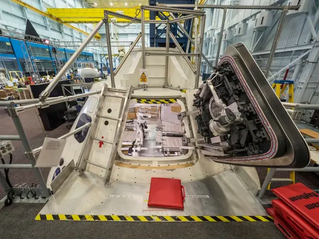 Uma maquete da Orion no Centro Espacial Johnson, em Houston