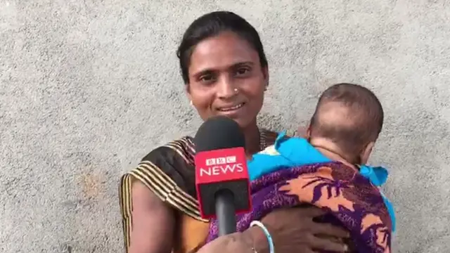 బీబీసీతో మాట్లాడుతున్న మహిళ