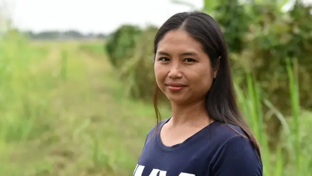 ดวงพร มหาชู ผู้ใหญ่บ้านหมู่ 15 บ้านวังกุ่ม ต.บางระกำ