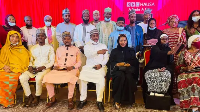 Wadanda suka halarci taron tattaunawa da gwamna Abdullahi Ganduje