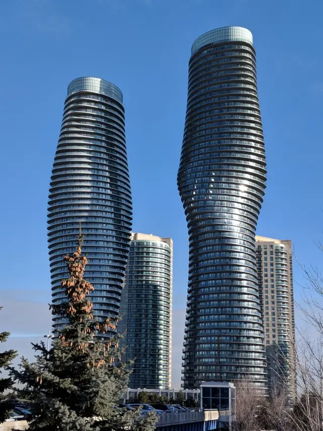 Dos altas torres residenciales