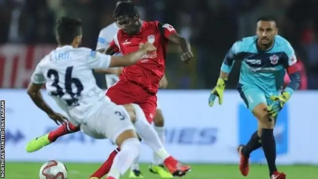 Sannadkii ugu horreeyay ayey kooxda NorthEast United FC usoo baxday ciyaaraha horyaalka heerkiisa sare