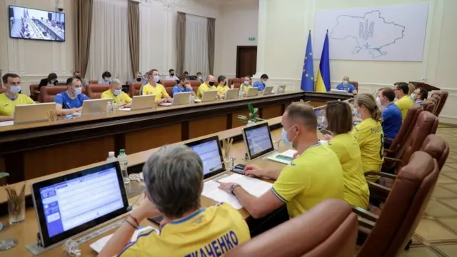 Заседение правительства Украины
