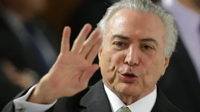 Gabinete do presidente interino Michel Temer é formado apenas por homens