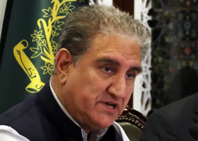 पाकिस्तान के विदेश मंत्री शाह महमूद क़ुरैशी