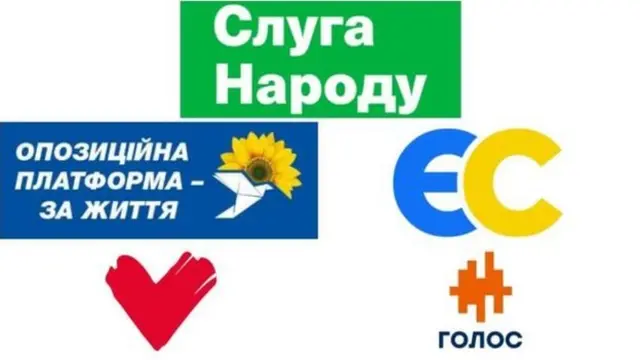 Логотипи партій