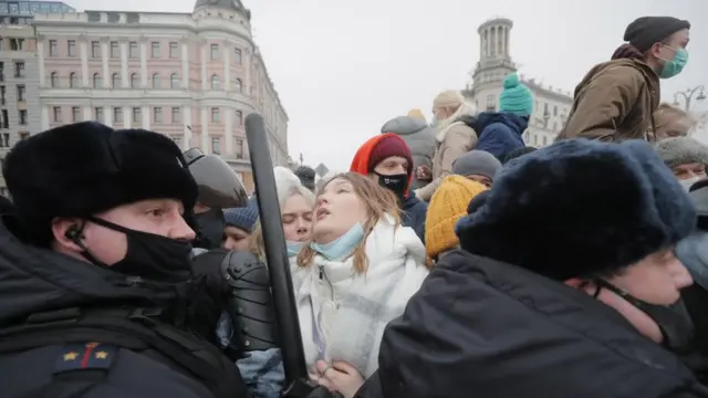 Акция протеста в Москве