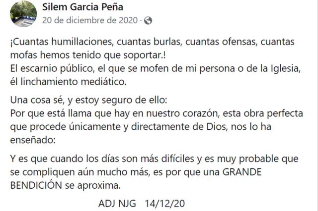 Reacción Naasón Joaquín García