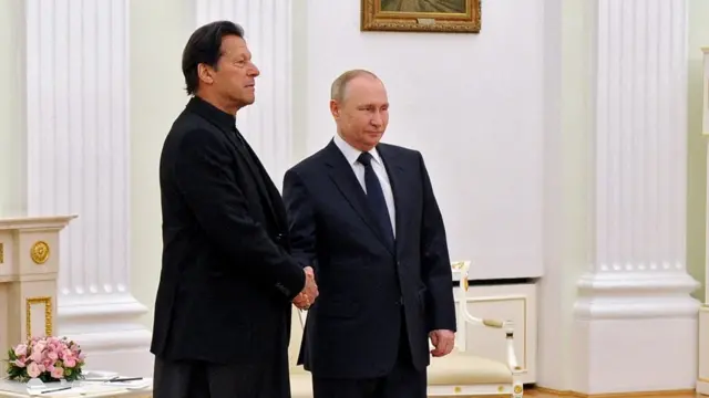 व्लादिमीर पुतिन और इमरान ख़ान