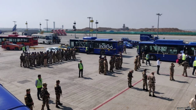 दिल्ली एयरपोर्ट पर सुरक्षा बल तैनात किए गए