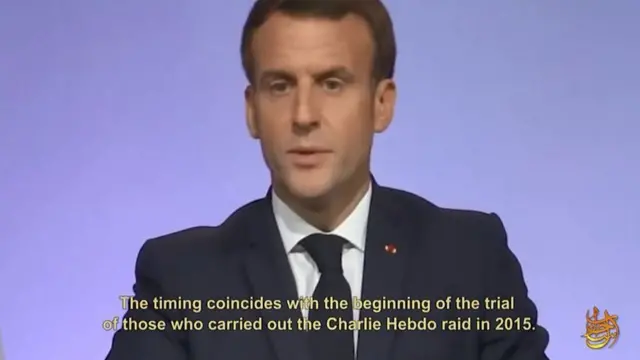 القاعده امانوئل مکرون،‌ رئیس‌جمهور فرانسه را به رهبری کارزار ضد اسلام متهم می‌کند