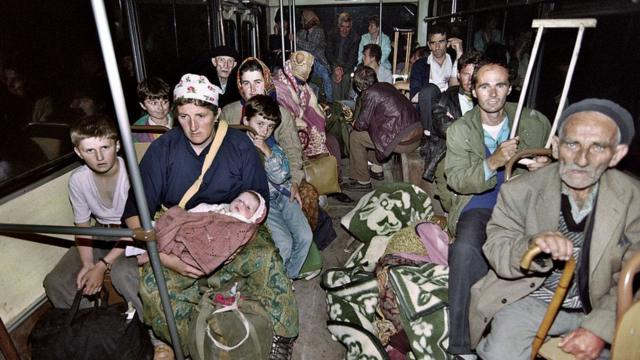 Евакуація біженців з Жепи