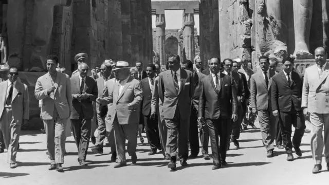 Никита Хрущев и Гамаль Насер