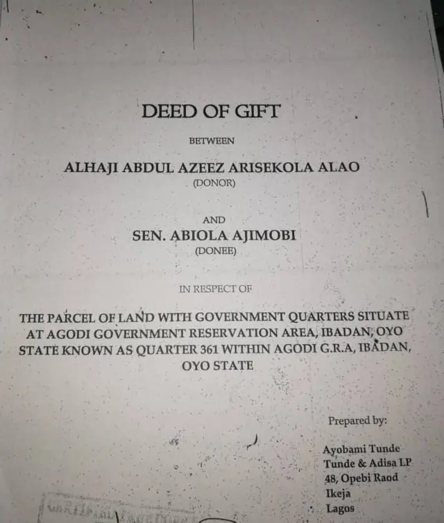 Iwe ilẹ ti ijọba Ọyọ gbẹsẹ le