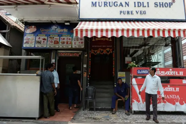 Una tienda vegetariana