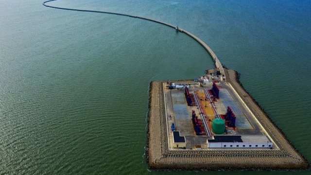 山東東營青東5海上油田