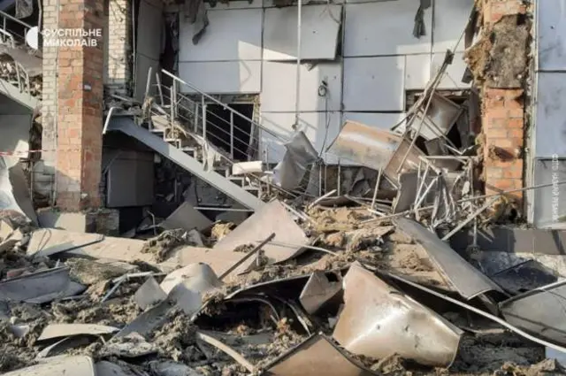 Наслідки нічного обстрілу Миколаєва