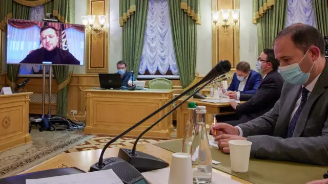 Совещание с участием Владимира Зеленского