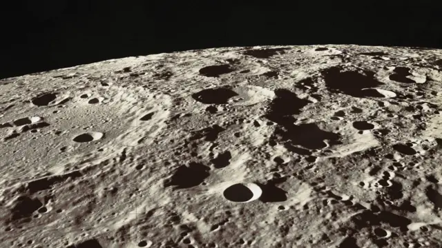 Los cráteres en la Luna