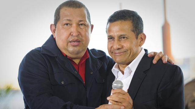 Chávez y Humala.